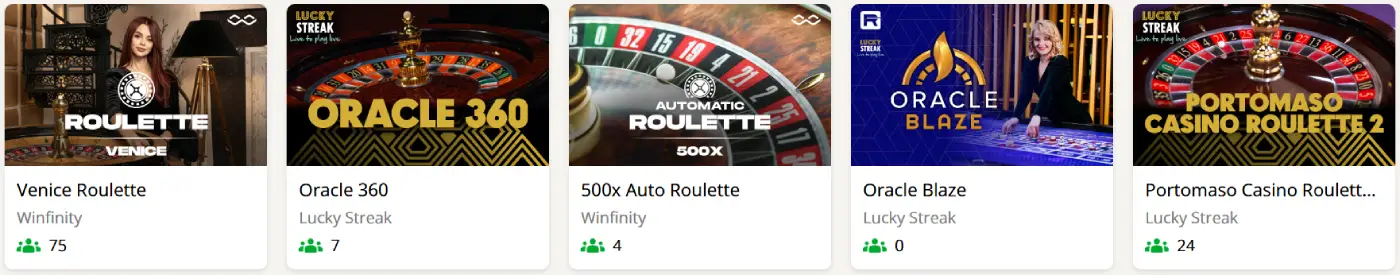 Retro Casino Live casino 